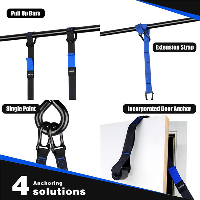 Suspension Trainer 3.0, Bodyweight Resistance Training Kit for Full-Body Workout, Home Gym