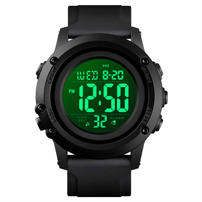 Mens Digital Sports Watch Large Face Waterproof Wrist Watches for Men with Stopwatch Alarm LED Back Light